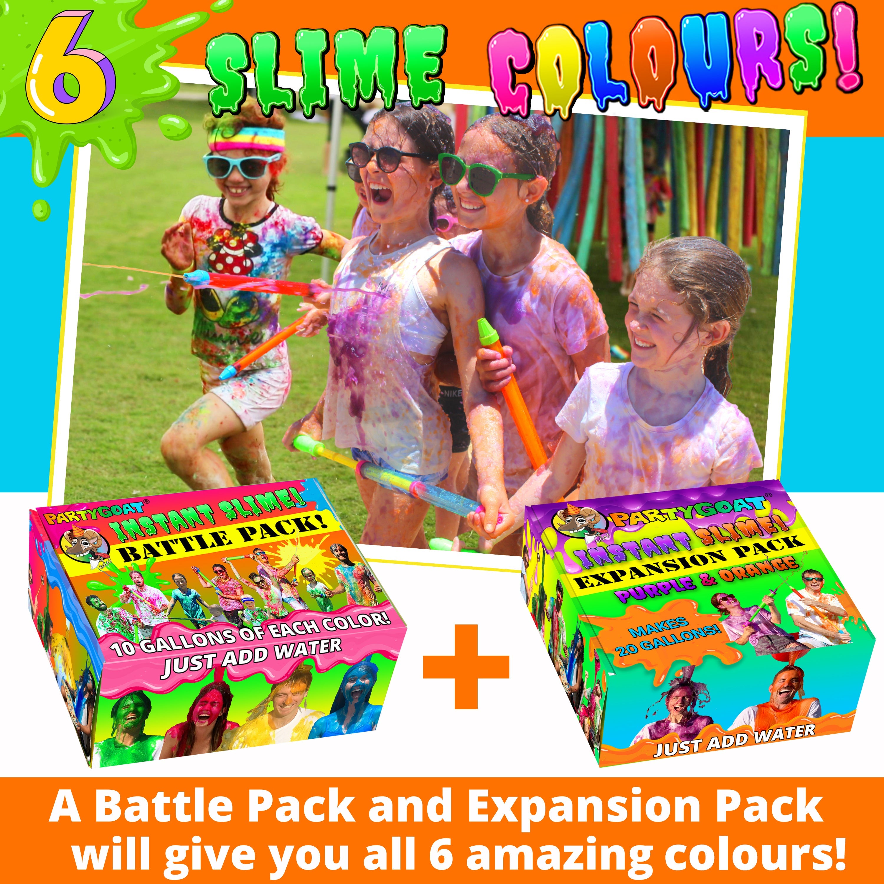 Sofortige SLIME EXPANSION Packung (macht 20 Gallonen - 80L)