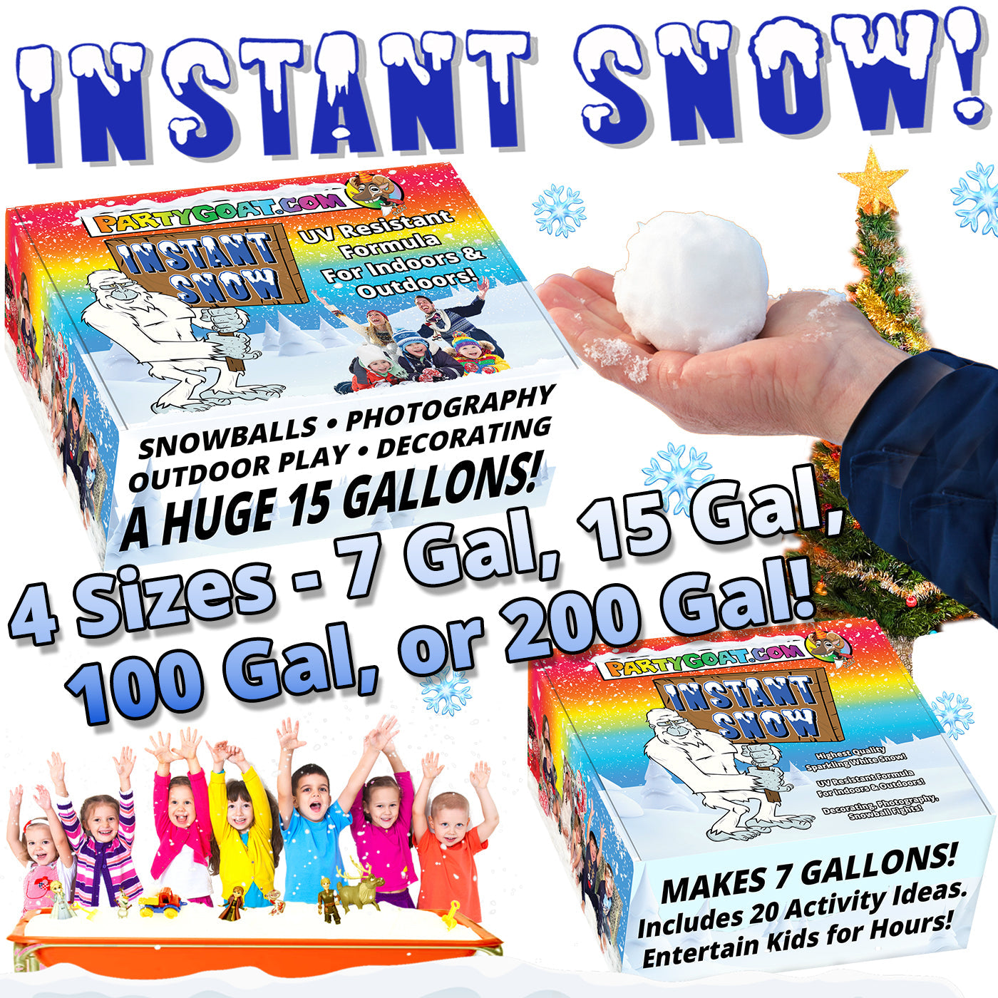 ECHTES SCHNEEPULVER!