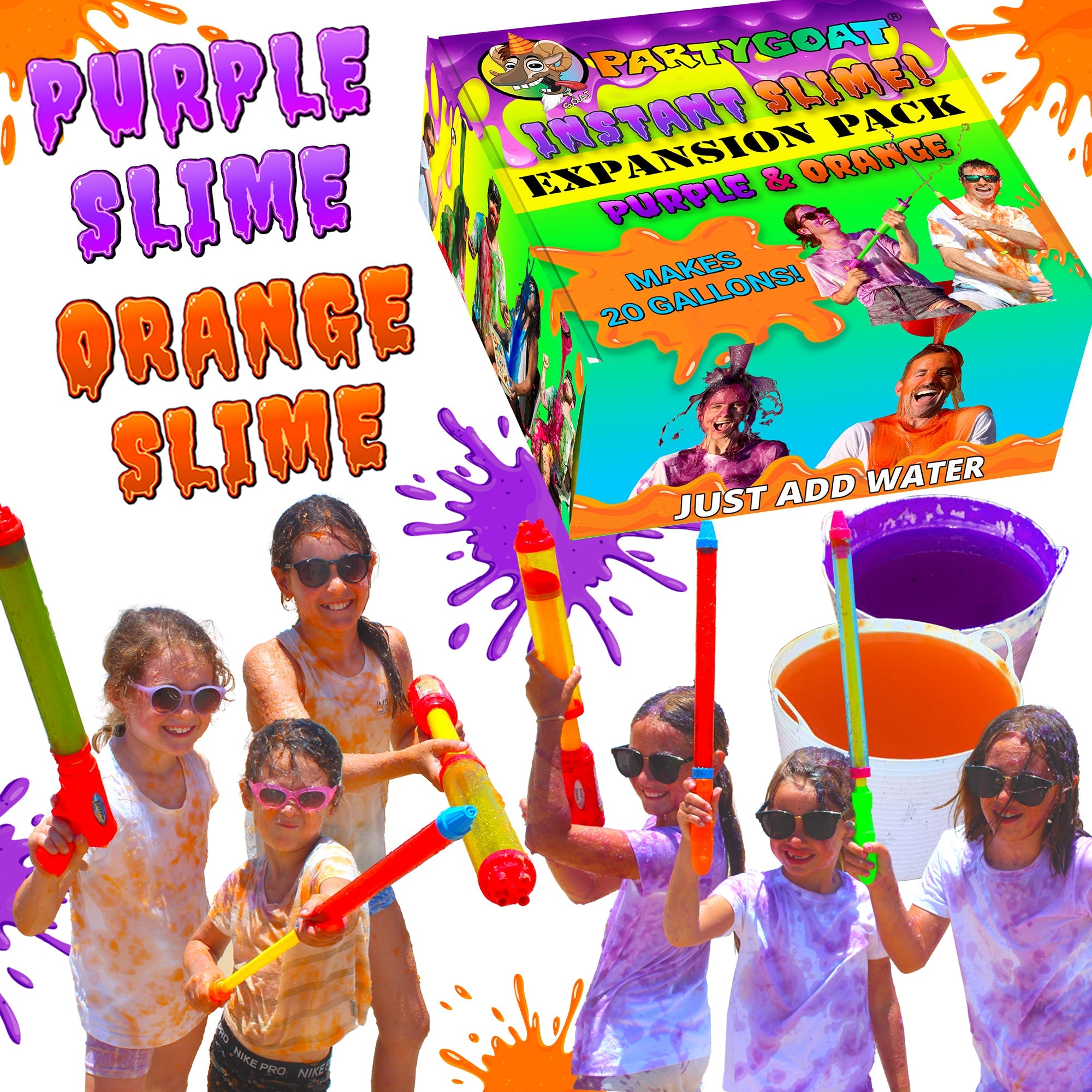 Sofortige SLIME EXPANSION Packung (macht 20 Gallonen - 80L)